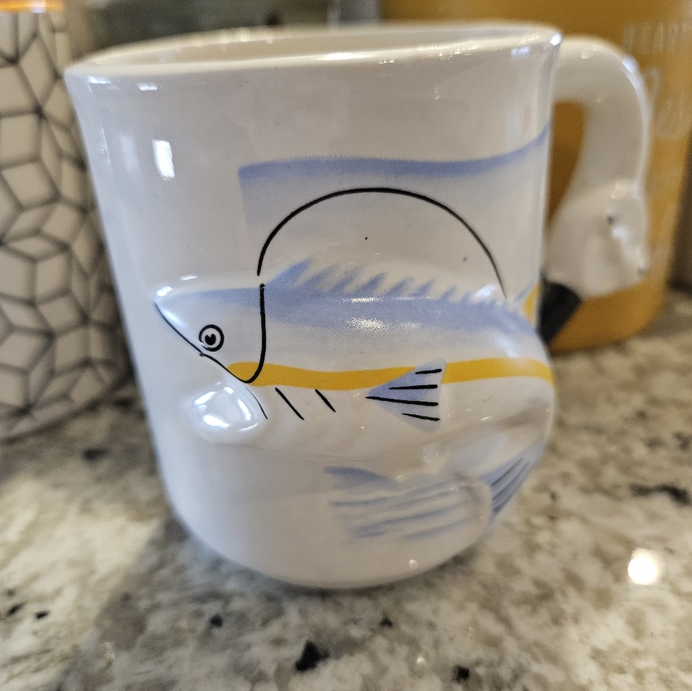 Fish Design Ceramic Mug